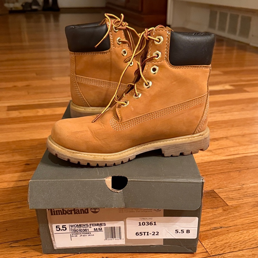 Timberland Women's Brown Leather Boots